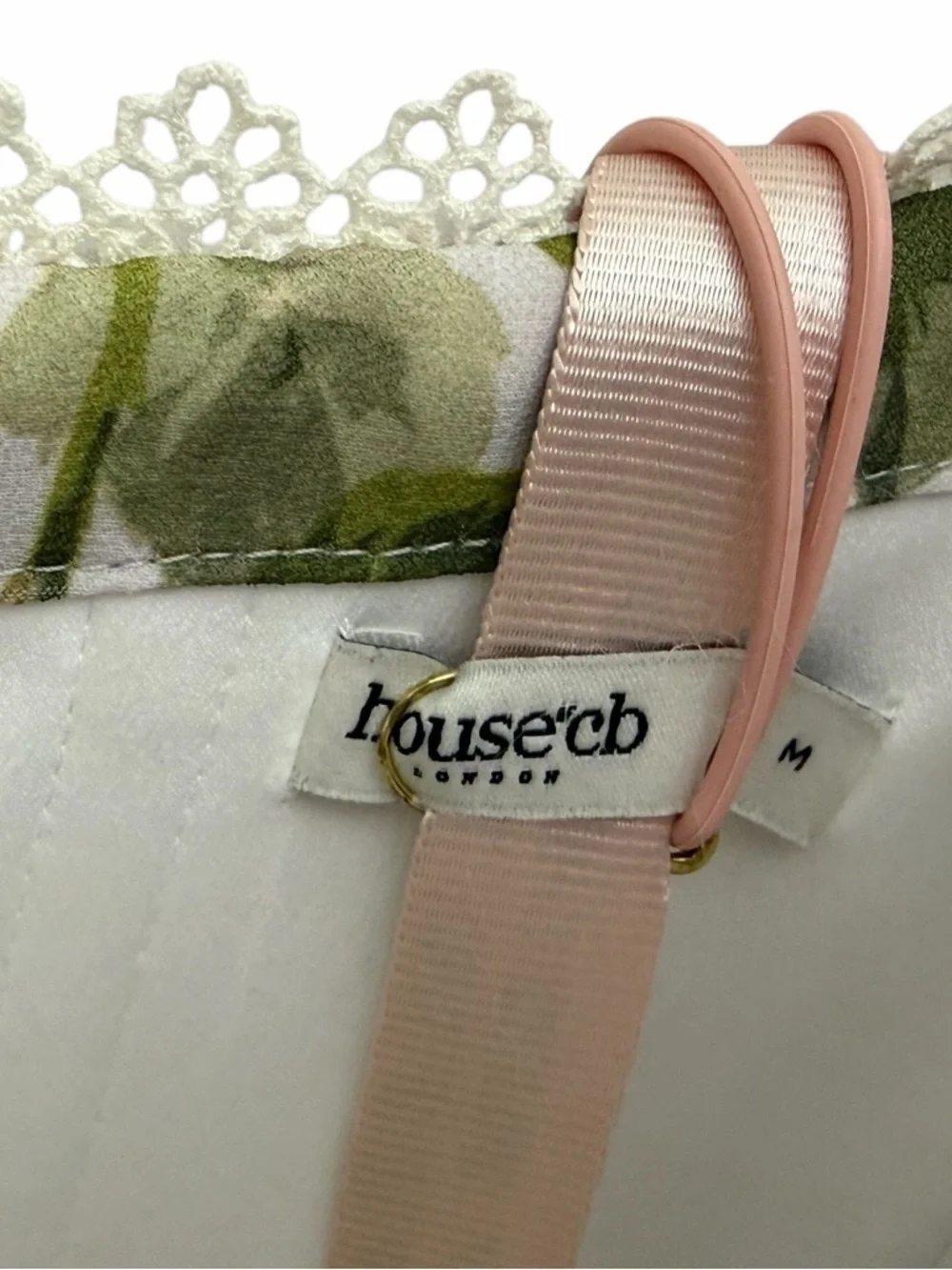 House of CB Isis Yellow Rose Corset Maxi Dress NWT Size M Floral Lace Trim - Picture 8 of 16